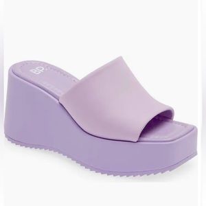 BP Dylan Platform Slide Sandal Size 6